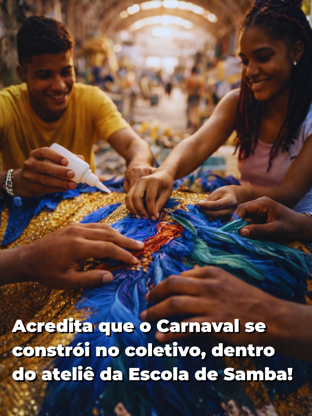 Carnaval construído no coletivo